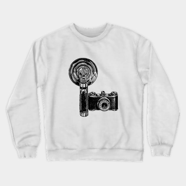 Camera Crewneck Sweatshirt by scdesigns